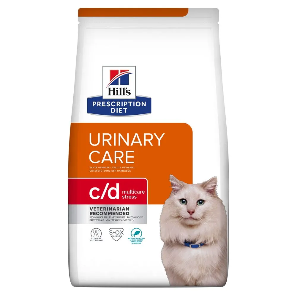 Hill's Prescription Diet C/d Multicare Stress Urinary Care Kattenvoer Met Zeevis 8kg 3 Hill's Prescription Diet C/d Multicare Stress Urinary Care Kattenvoer Met Zeevis 8kg