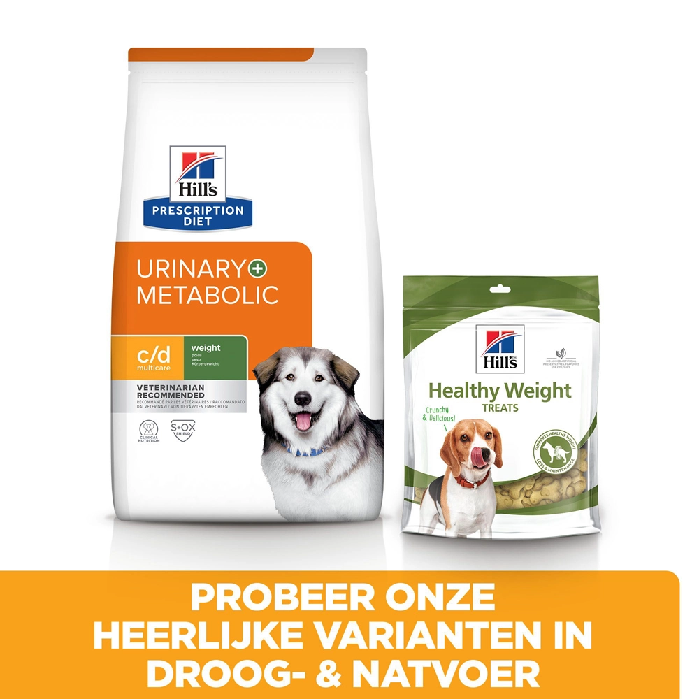 Hill's Prescription Diet C/d Multicare + Metabolic, Urinary + Weight Care Hondenvoer 1.5kg Zak 8 Hill's Prescription Diet C/d Multicare + Metabolic, Urinary + Weight Care Hondenvoer 1.5kg Zak - Afbeelding 6