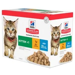 Hill's Hill’s Kitten Classic Selection Multipack Kip 12x85g -Hill's Winkel Online 52742211503 1 1 science plan chaton sachet repas pack mixte poulet poisson