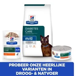Hill's Hill’s Prescription Diet M/D Minced – Kattenvoer – 24x156g -Hill's Winkel Online 52742428109 5 NL