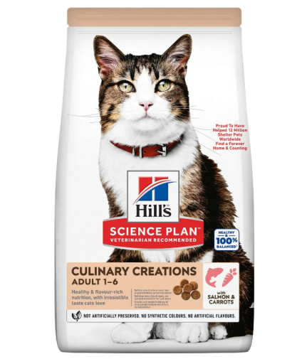 Hill's Pienso Science Plan Feline Culinary Creations Adult +1 Salmón Y Zanahorias 4 Hill's Pienso Science Plan Feline Culinary Creations Adult +1 Salmón Y Zanahorias - Afbeelding 2