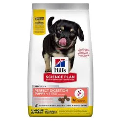 Hill's Science Plan Puppy Perfect Digestion Medium Met Kip En Bruine Rijst Hondenvoer 14kg