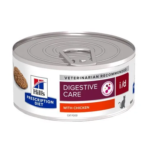 Hill's Prescription Diet I/d Feline Zalm Active Biome + 24 X 156 Gram Blikken 4 Hill's Prescription Diet I/d Feline Zalm Active Biome + 24 X 156 Gram Blikken -Hill's Winkel Online hills id digestive care prescription diet feline blikjes