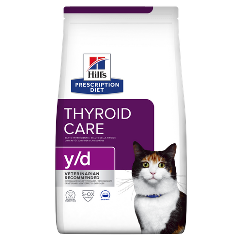 Hill's Y/d Thyroid Care - Prescription Diet - Feline - 3 Kg 3 Hill's Y/d Thyroid Care - Prescription Diet - Feline - 3 Kg